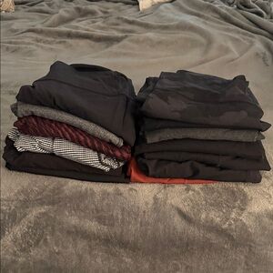 lululemon athletica Black and Gray Leggings